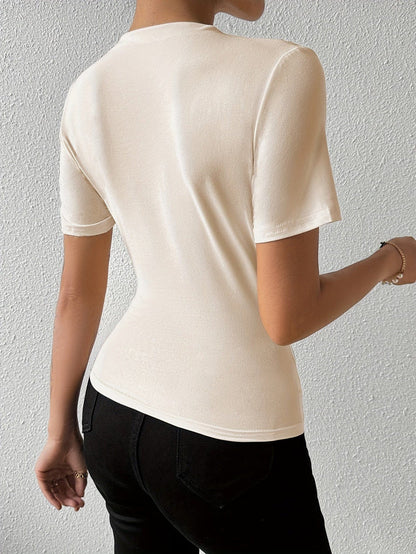 Antonella - Fitted witte blouse voor vrouwen