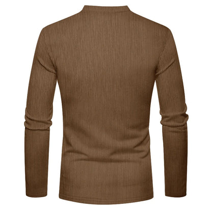 Romeo - Stijlvol Long Sleeve Patch Pocket T-shirt Voor Mannen