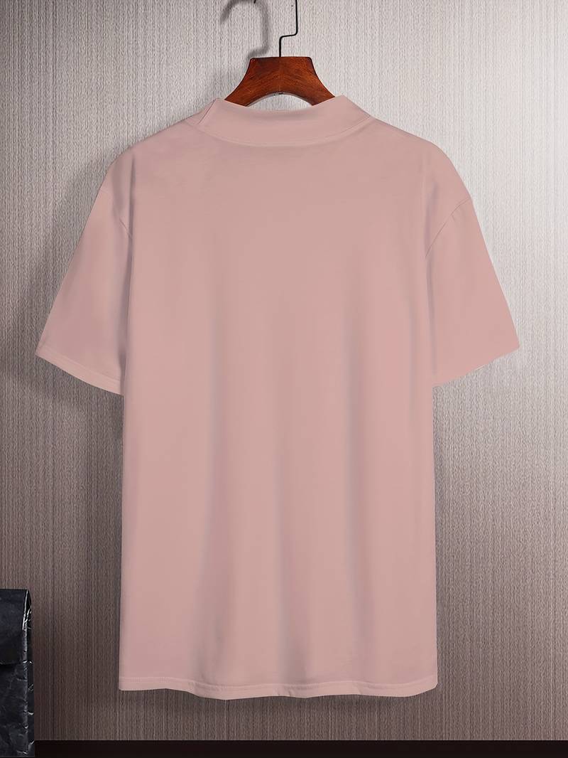 Matthijs -  Elegant t-shirt met hoge kraag