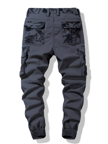 Quinten - Stijlvolle vintage cargo broek met camouflagepatroon