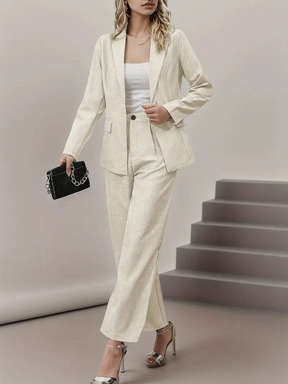 Cornelia - Elegante revers blazer & pantalon set