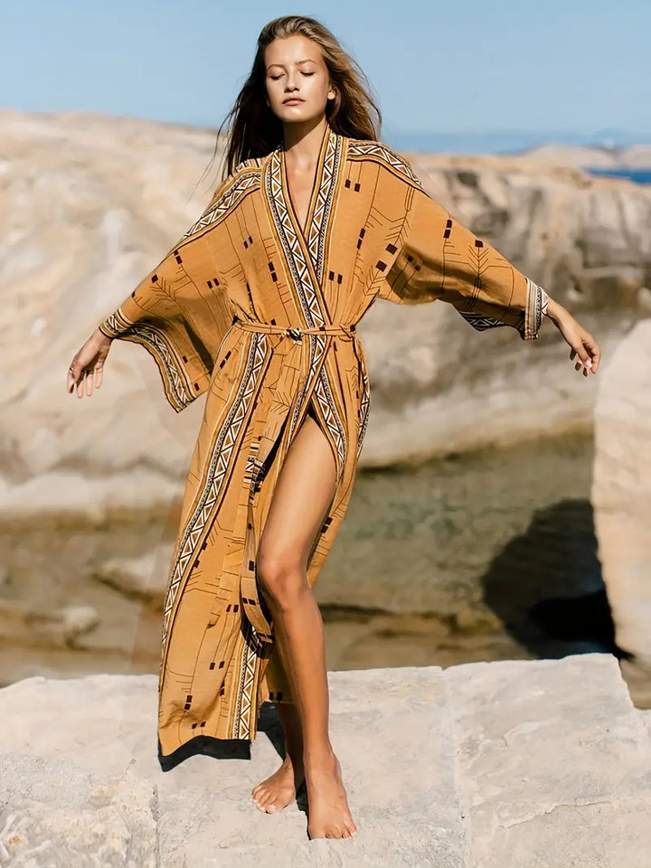 Jo - Boho plus size kimono