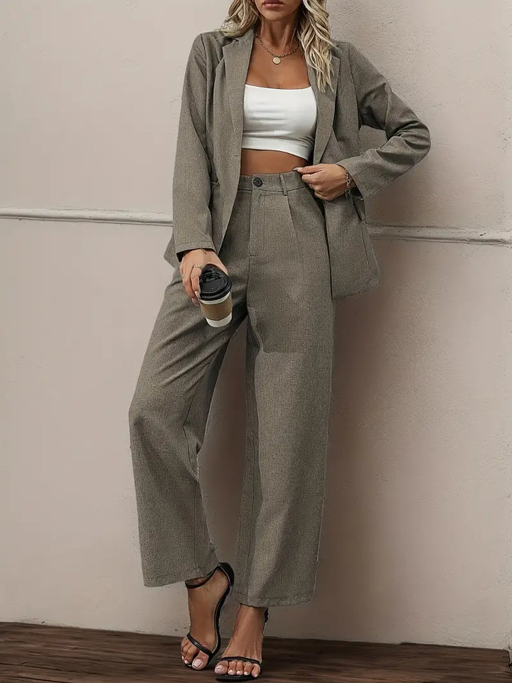 Cornelia - Elegante revers blazer & pantalon set