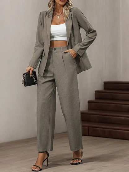 Cornelia - Elegante revers blazer & pantalon set