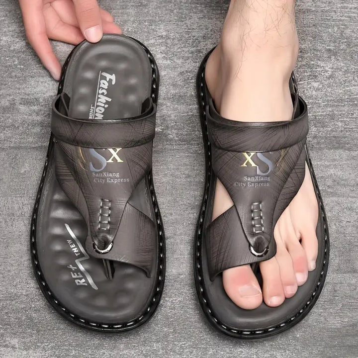 Bastiaan - Casual, trendy teenslippers voor buiten voor heren