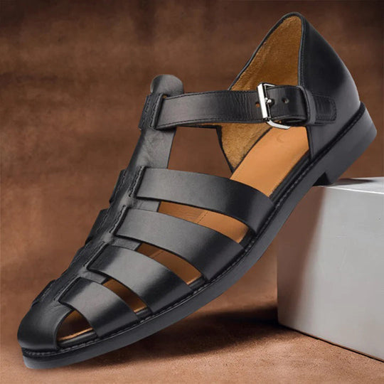 Gerlof - Anti slip leren sandalen