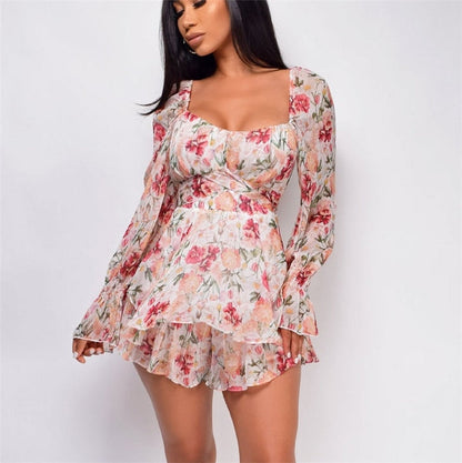 Ann - Elegante bloemen jumpsuit