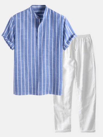 Niels - Stijlvolle casual set voor mannen [shirt + broek]