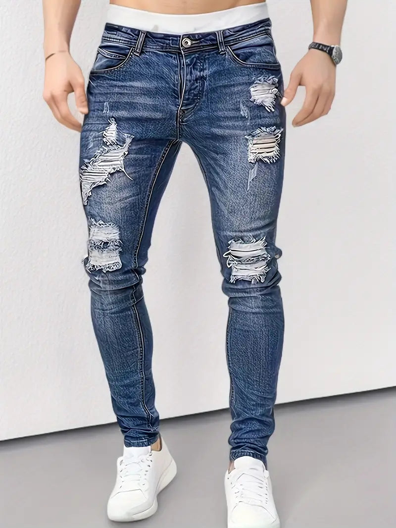 Maarten - Gescheurde Casual jeans voor heren