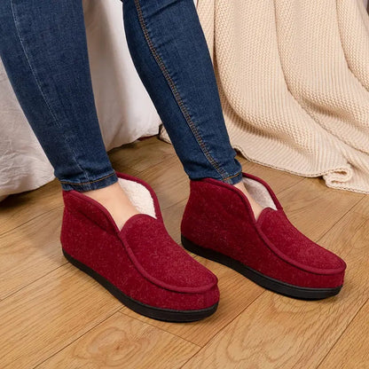 Nadia - Schattige, pluizige pantoffels met fleece voering