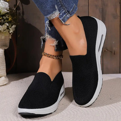 Lou - Ademende slip-on sneakers