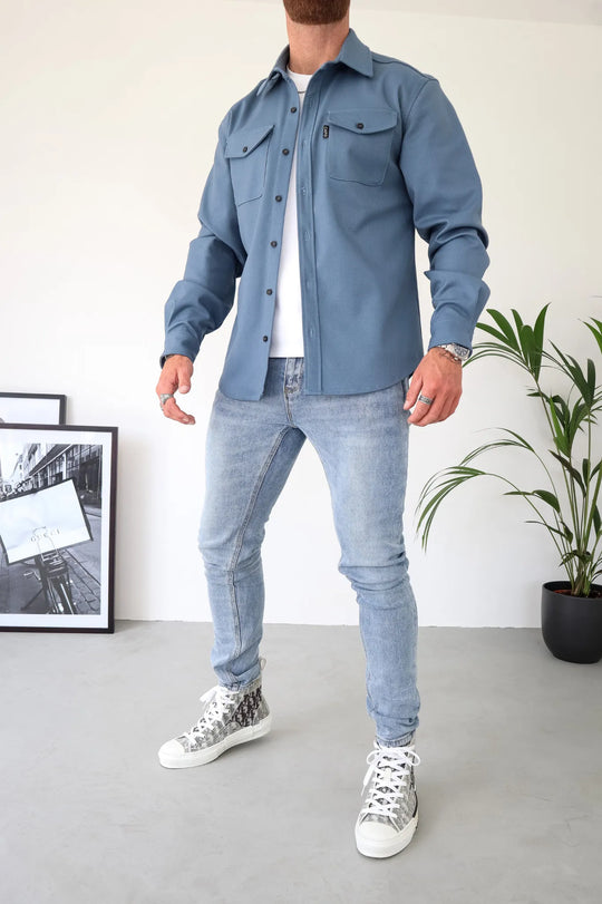 Joran - Overshirt met knoopsluiting voor heren