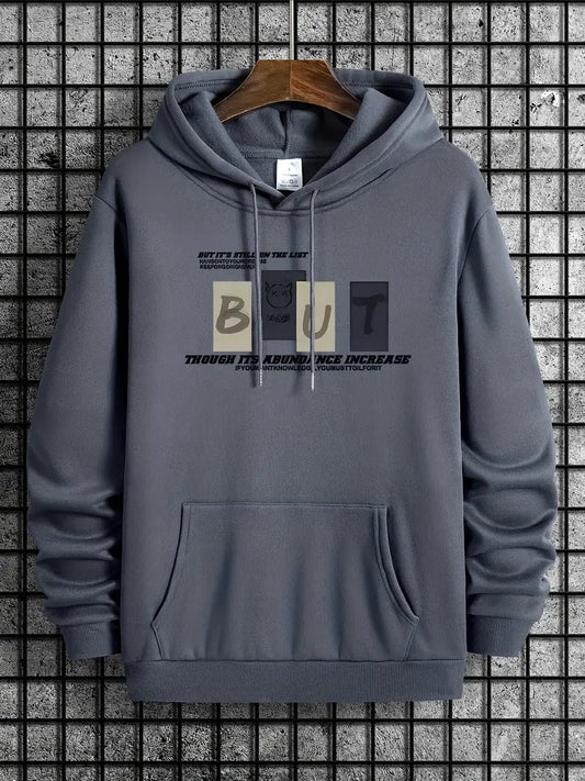 Alba - hoodie met letterprint voor heren