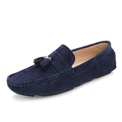 Vicenco - Handgemaakte loafers met franjes voor heren