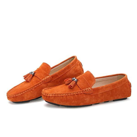 Vicenco - Handgemaakte loafers met franjes voor heren