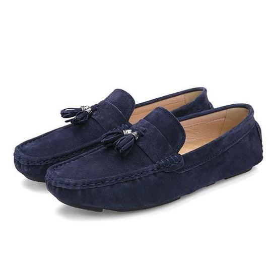 Vicenco - Handgemaakte loafers met franjes voor heren