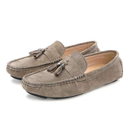 Vicenco - Handgemaakte loafers met franjes voor heren